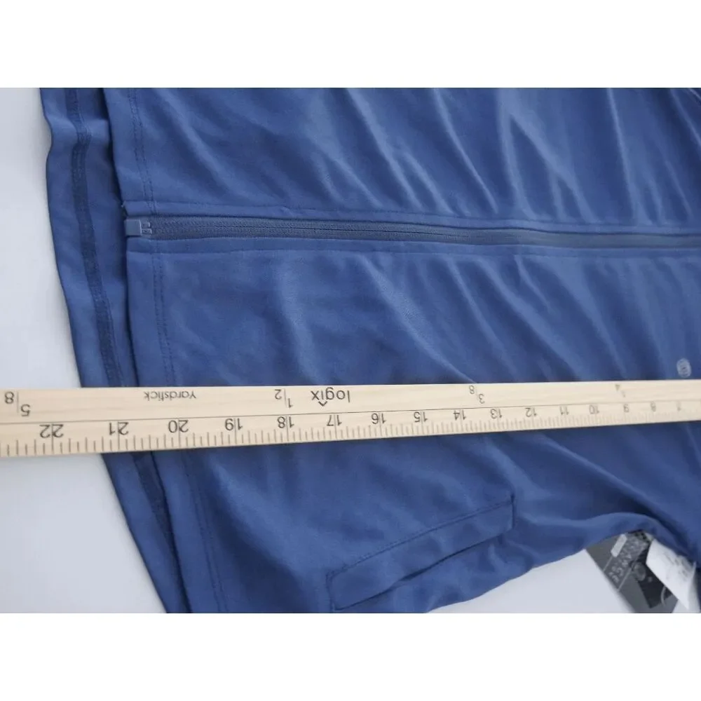 Balance Collection Boys Full Zip Hoodie Jacket Navy Blue Activewear S (8yo)